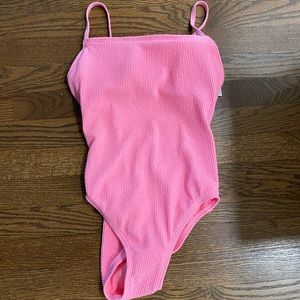 Brand new gap pink swimsuit, hunza g dupe! New with tags. Size small.